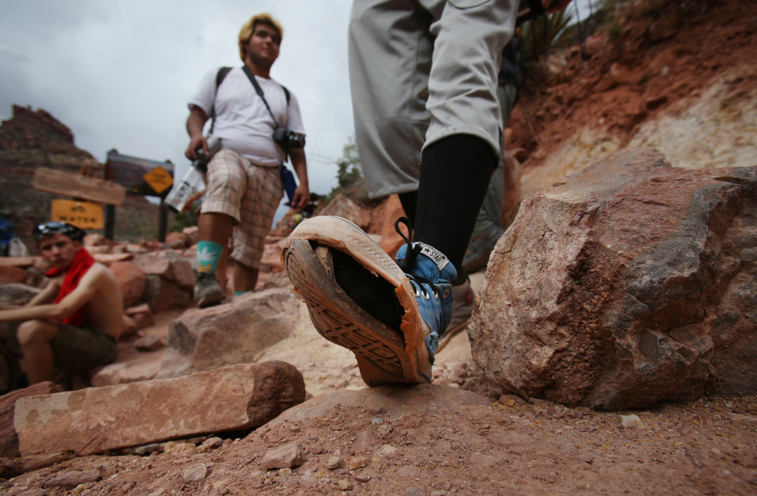 Teen summit Grand Canyon hike